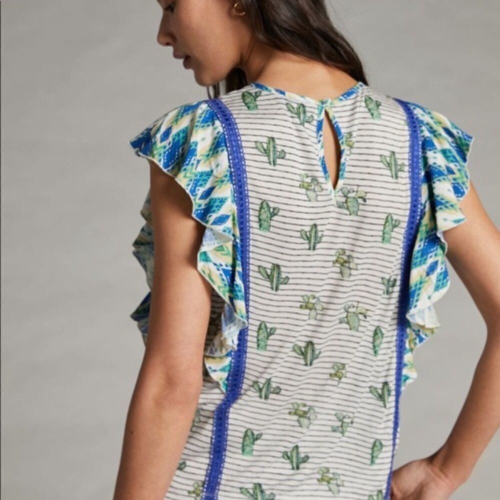 Anthropologie Conditions Apply Zofana Top size S - Picture 2 of 14